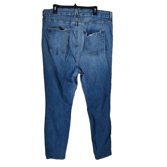 GOOD AMERICAN Plus Size Good Legs Skinny Jeans In Blue107 - Picture 3 of 12